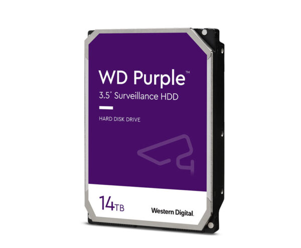 هارددیسک اینترنال وسترن دیجیتال سری Purple مدل WD140PURZ ظرفیت 14 ترابایت