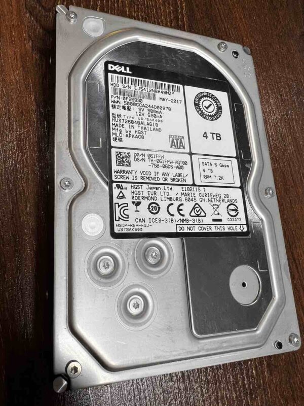 هارد HGST 4TB  DELL